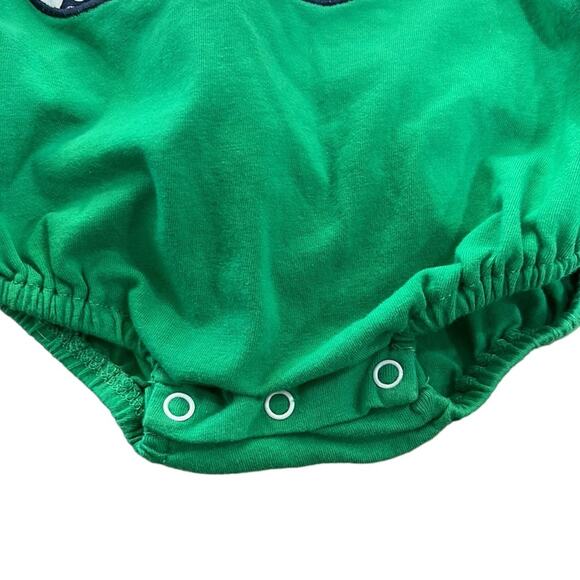 Banana Split Kids Green Whale Polka Dot Onesie size 6 months - Picture 3 of 6